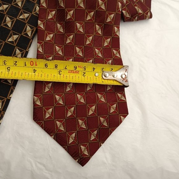 Vtg Two Valentino luxury new display ties - Picture 6 of 8